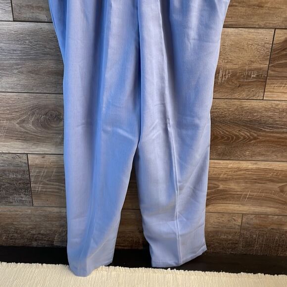 SAG HARBOR Ladies Petite Polyester Rayon Blend Dress Pants Blue Size 16P - Picture 9 of 11